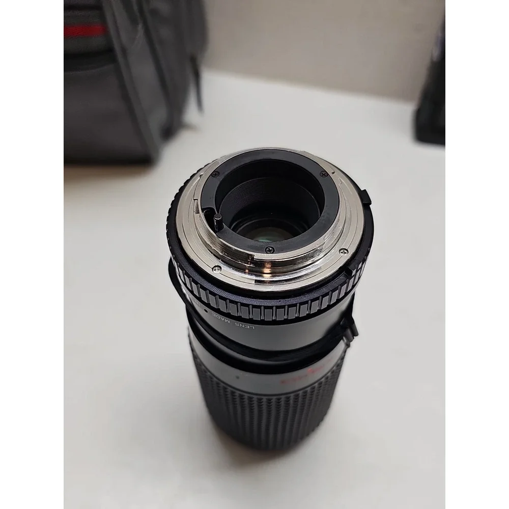 Minolta X370 35mm SLR w/ Lenses, Flash, case, strap, tested, Nice Condition